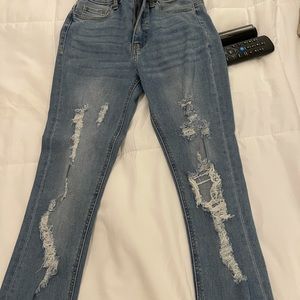 Honey bum flare jeans